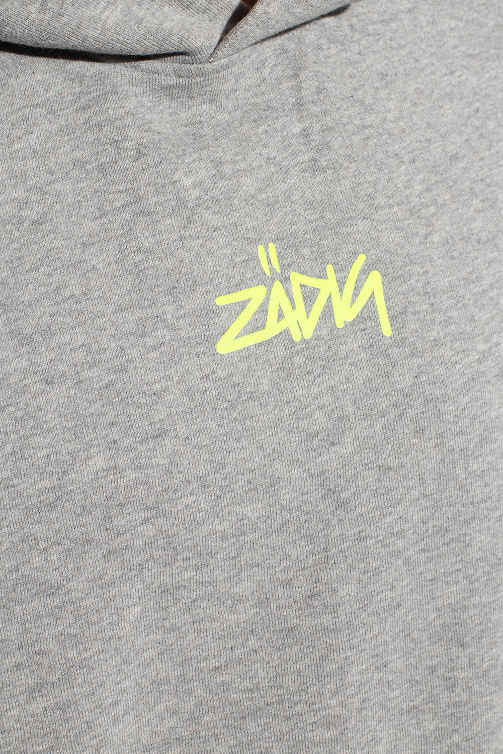 ZADIG＆VOLTAIRE パーカー 光沢グレー 綿 M C2270 Zadig & Voltaire Spencer Multicusto Skull Heart Grey Hoodie